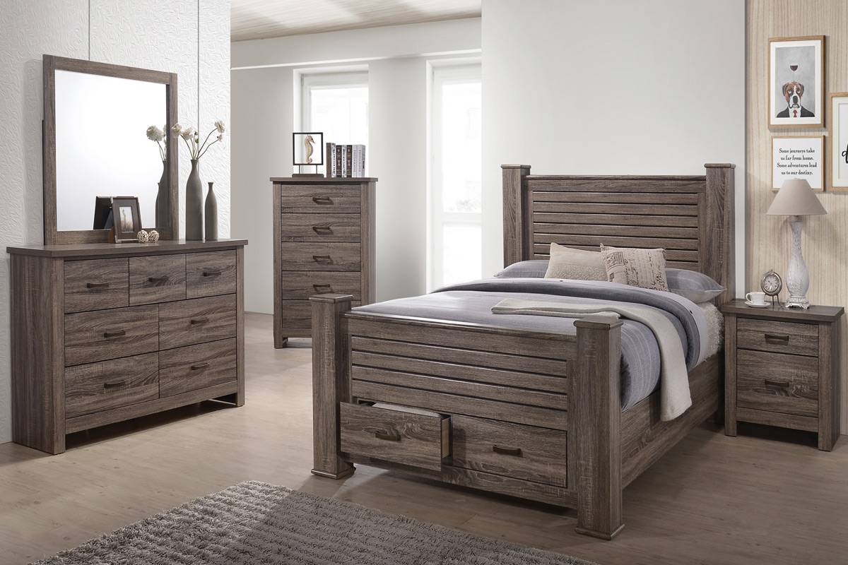 Dresser In Gray Oak Brown Gray Wood Dresser In Gray Oak Brown Gray Wood