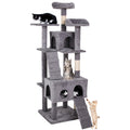 Cat Climbing Frame Antique Gray Altay Velvet