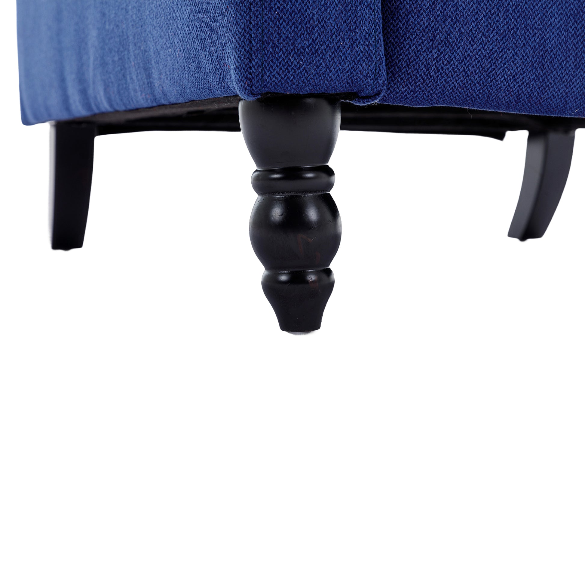 Coolmore Modern Comfortable Upholstered Leisurechair Recliner Chair For Living Room Navy Primary Living Space Rubberwood Foam Linen