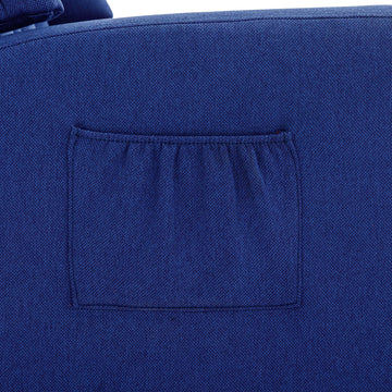 Coolmore Modern Comfortable Upholstered Leisurechair Recliner Chair For Living Room Navy Primary Living Space Rubberwood Foam Linen