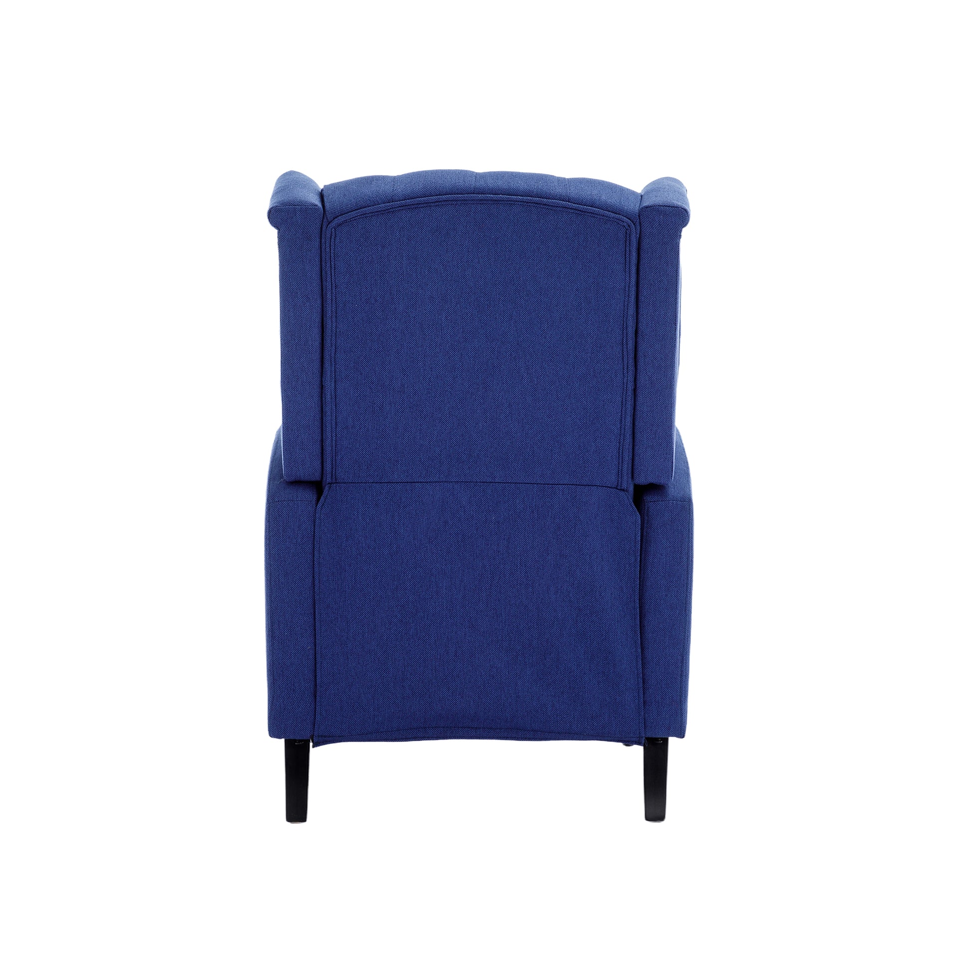 Coolmore Modern Comfortable Upholstered Leisurechair Recliner Chair For Living Room Navy Primary Living Space Rubberwood Foam Linen