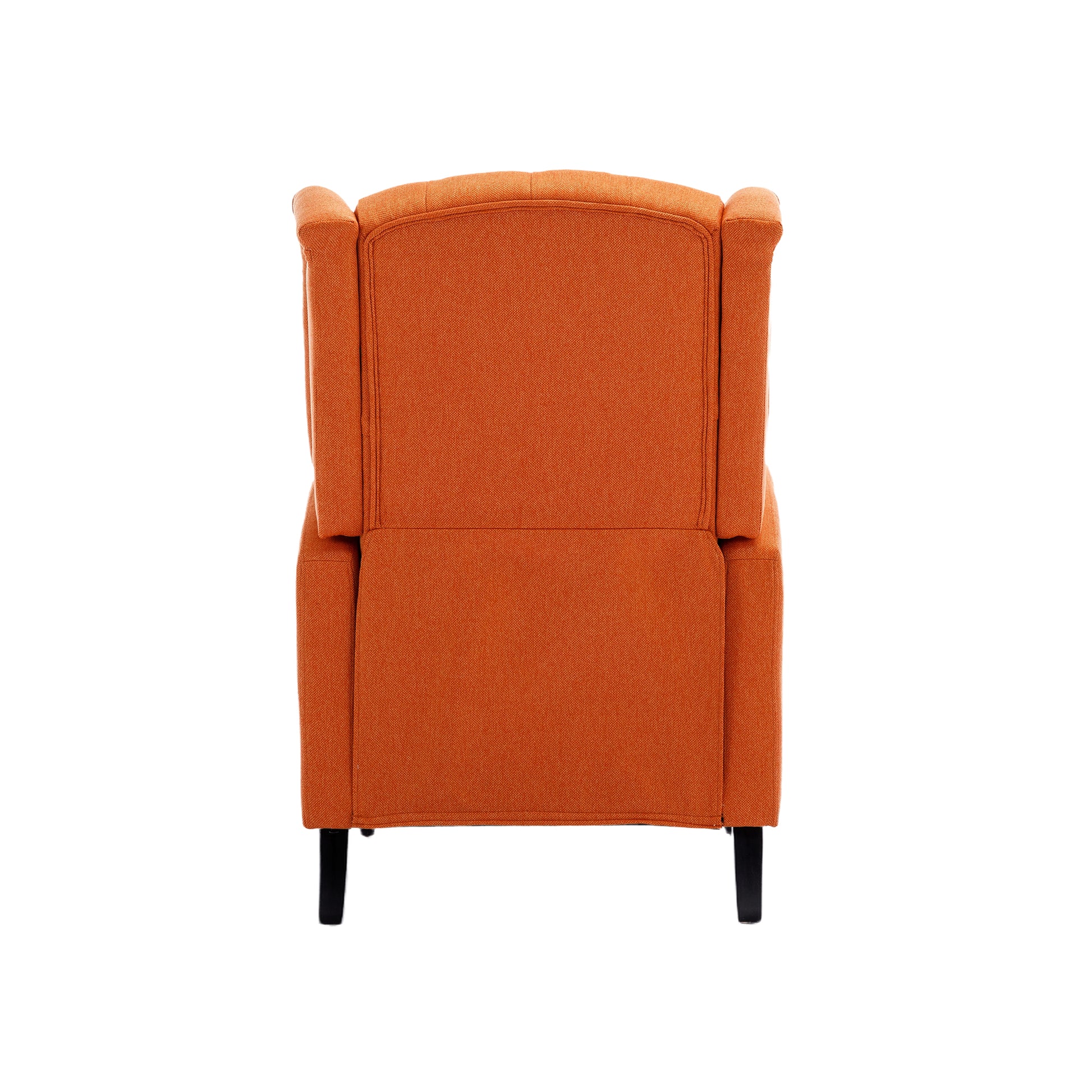 Coolmore Modern Comfortable Upholstered Leisurechair Recliner Chair For Living Room Orange Primary Living Space Rubberwood Foam Linen