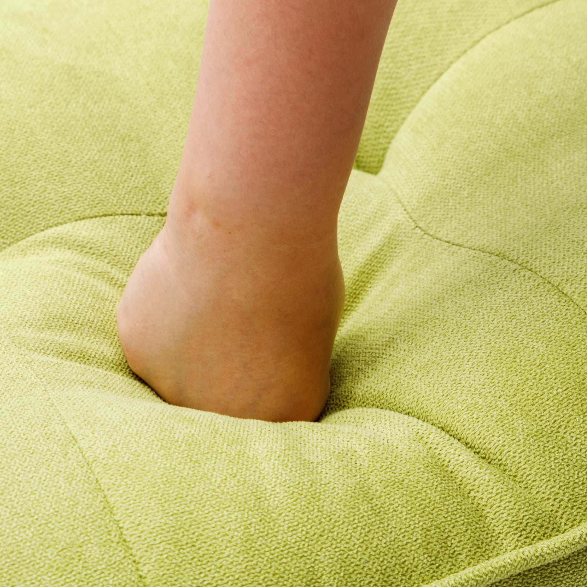 59.4" Loveseat Sofa With Pull Out Bed Modern Upholstered Couch With Side Pocket For Living Room Office, Green Green Chenille