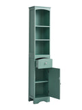 Tall Bathroom Cabinet, Freestanding Storage Cabinet green-mdf