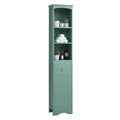 Tall Bathroom Cabinet, Freestanding Storage Cabinet green-mdf