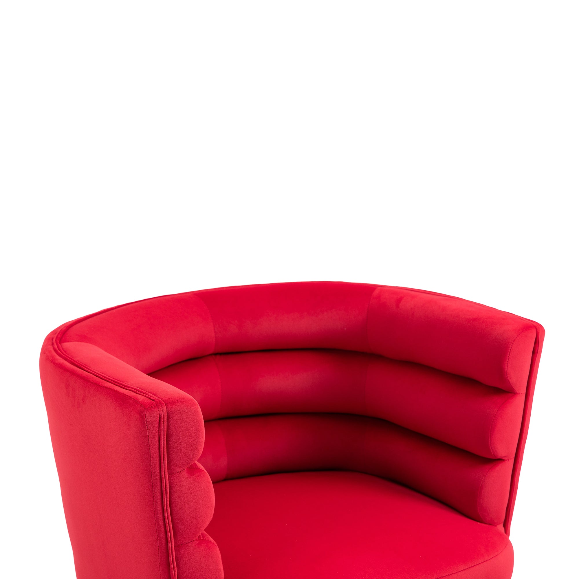 COOLMORE Accent Chair ,leisure single chair with red-velvet