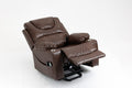 Lounge Chair Lift Chair Relax Sofa Chair Sitting Room Furniture Sitting Room Power Supply Elderly Electric Lounge Chair Brown Cotton Leather