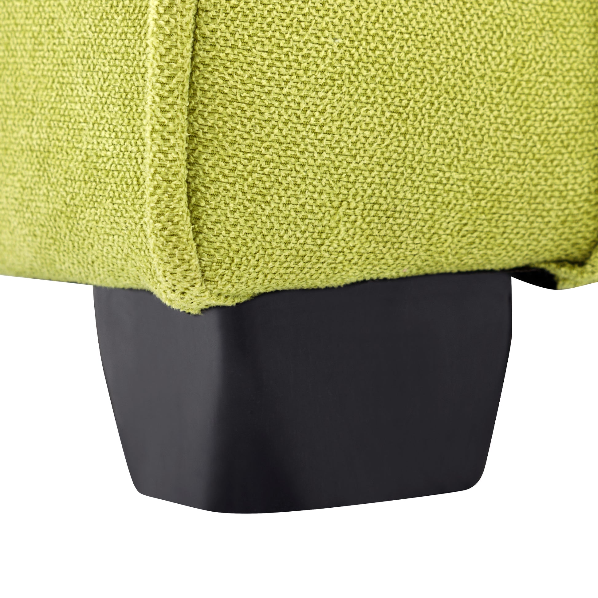 59.4" Loveseat Sofa With Pull Out Bed Modern Upholstered Couch With Side Pocket For Living Room Office, Green Green Chenille