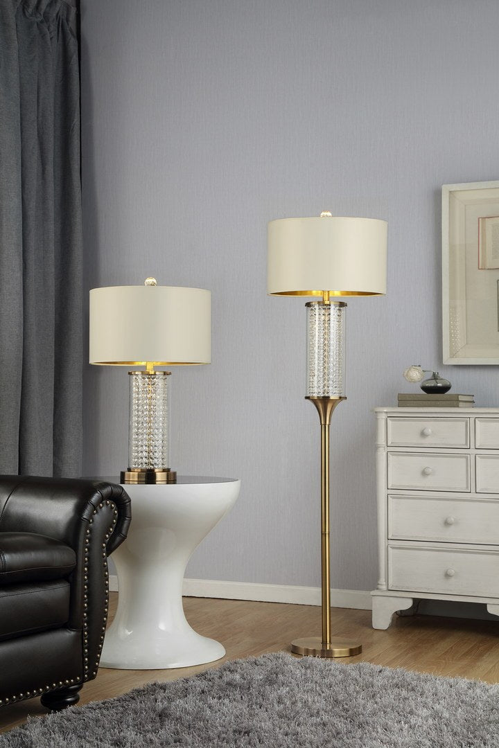 62.25 Inch Pluviam Crystal Floor Lamp