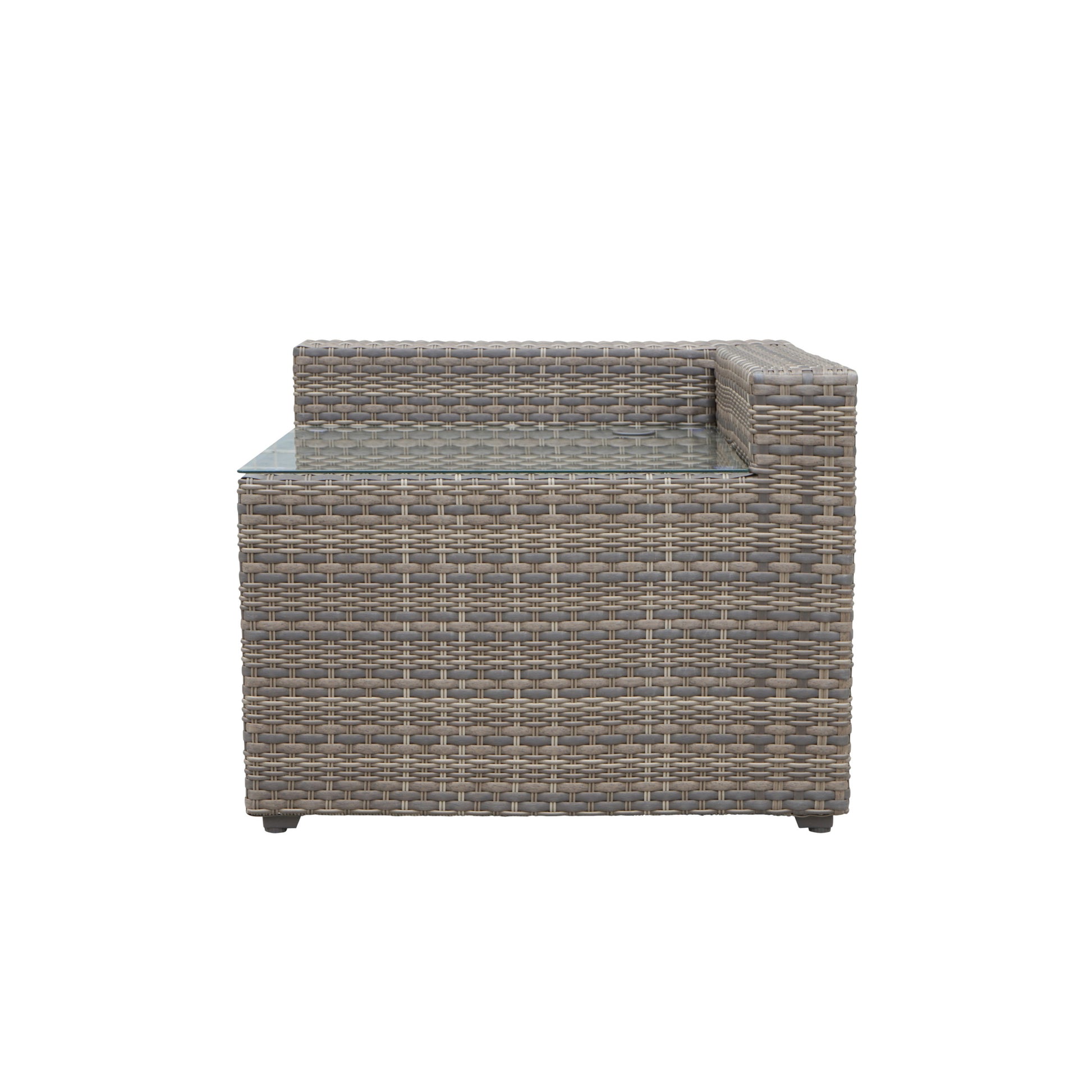 Weather Resistant Sectional Stain And Fade Resistant, Removable Cushions Outdoor Comfort, Indoor Looks Gray Foam Polyester