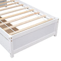 Twin Bed With 2 Drawers, Solid Wood, No Box Spring Needed , Old Sku:W50422209 Twin White Pine