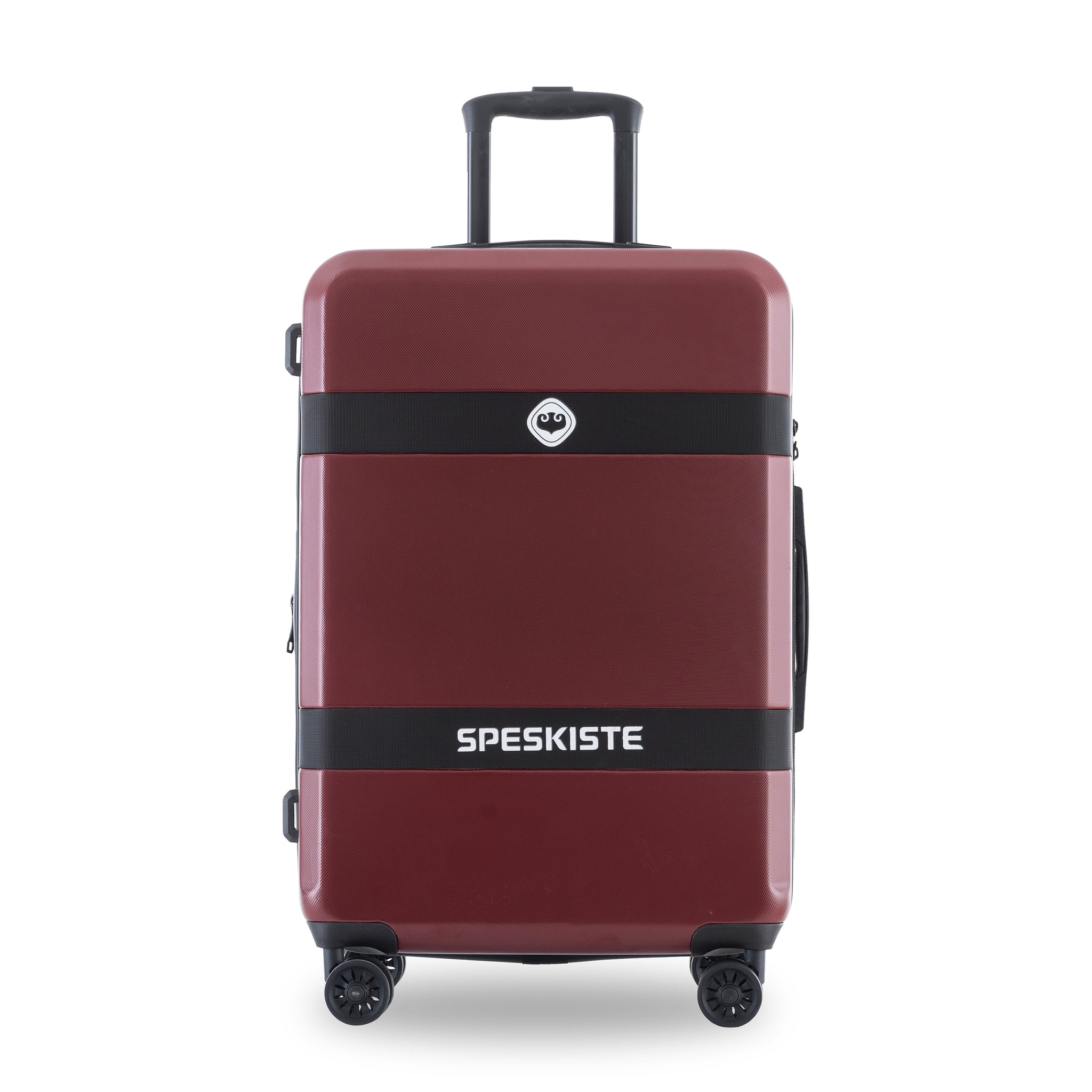 Luggage Sets Model Expandable ABS PC 3 Piece Sets with red-abs+pc