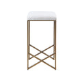 Backless Upholstered Counter Stool 26