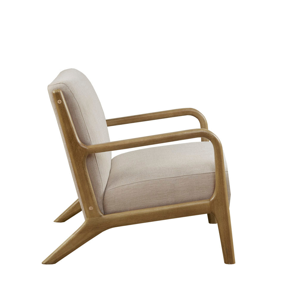 Lounge Chair Cream Polyester