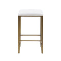 Backless Upholstered Counter Stool 26