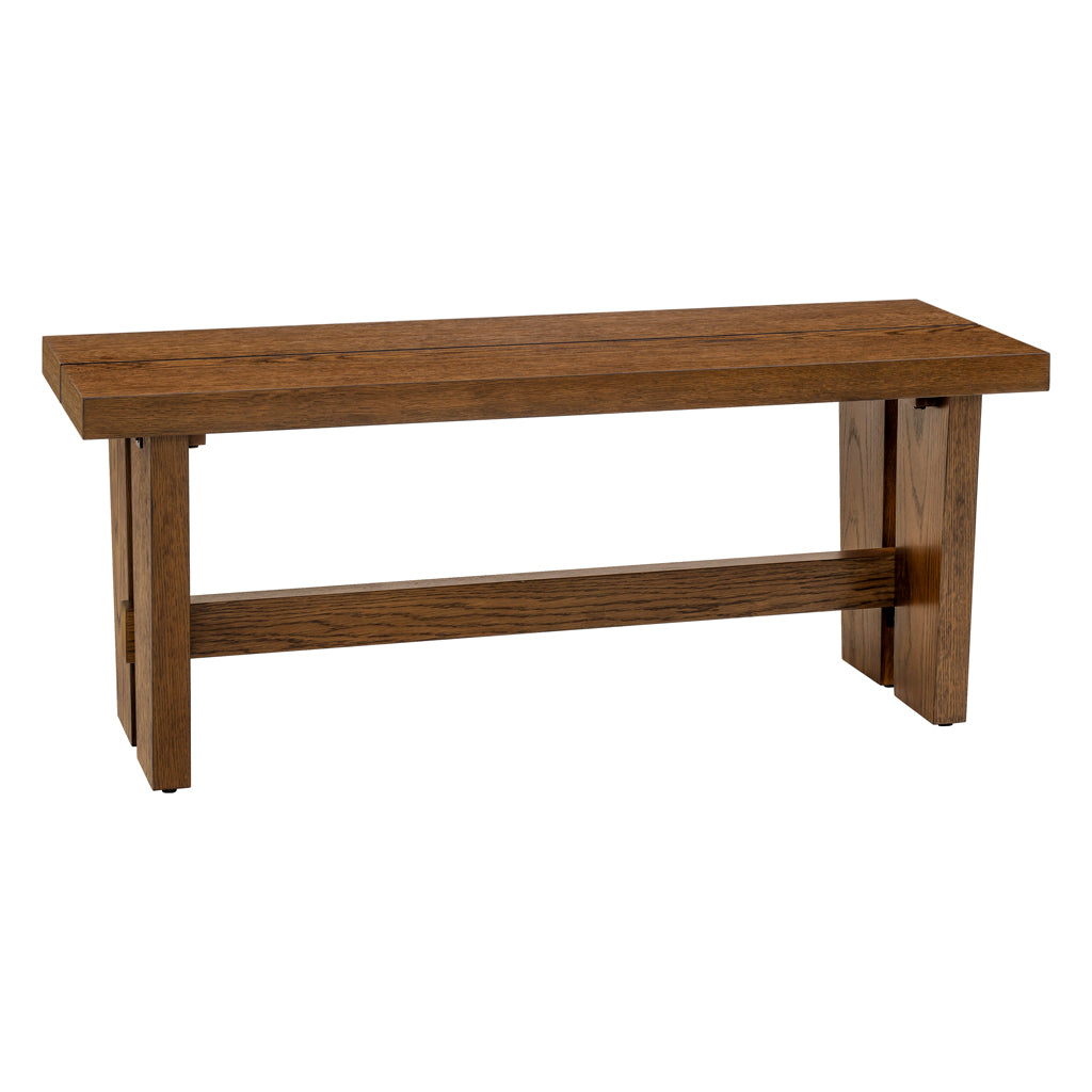 Dining Bench Brown Wood