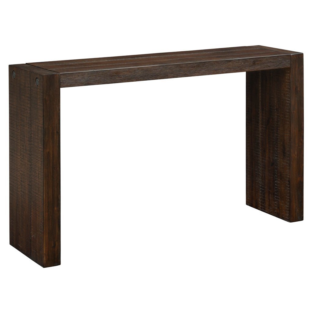 54" Console Table Brown Wood