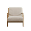 Lounge Chair Cream Polyester