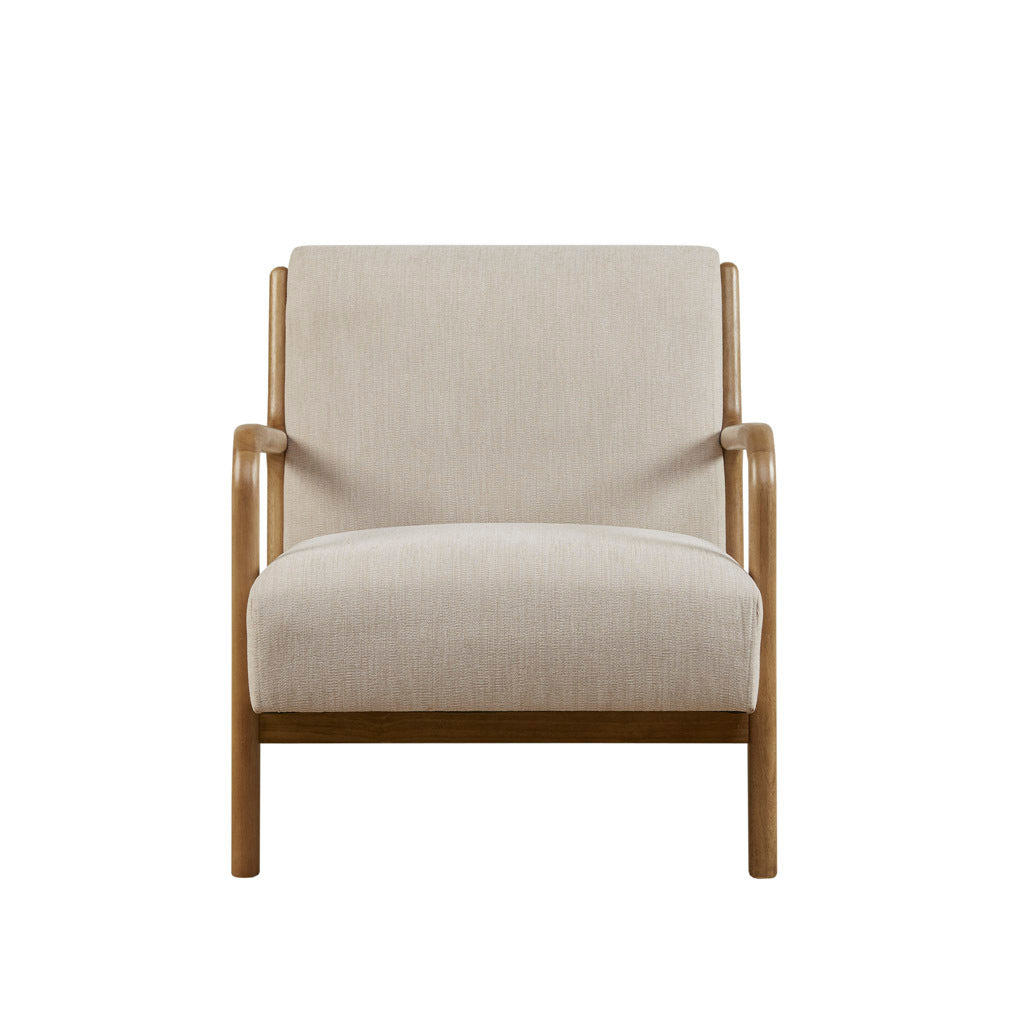 Lounge Chair Cream Polyester