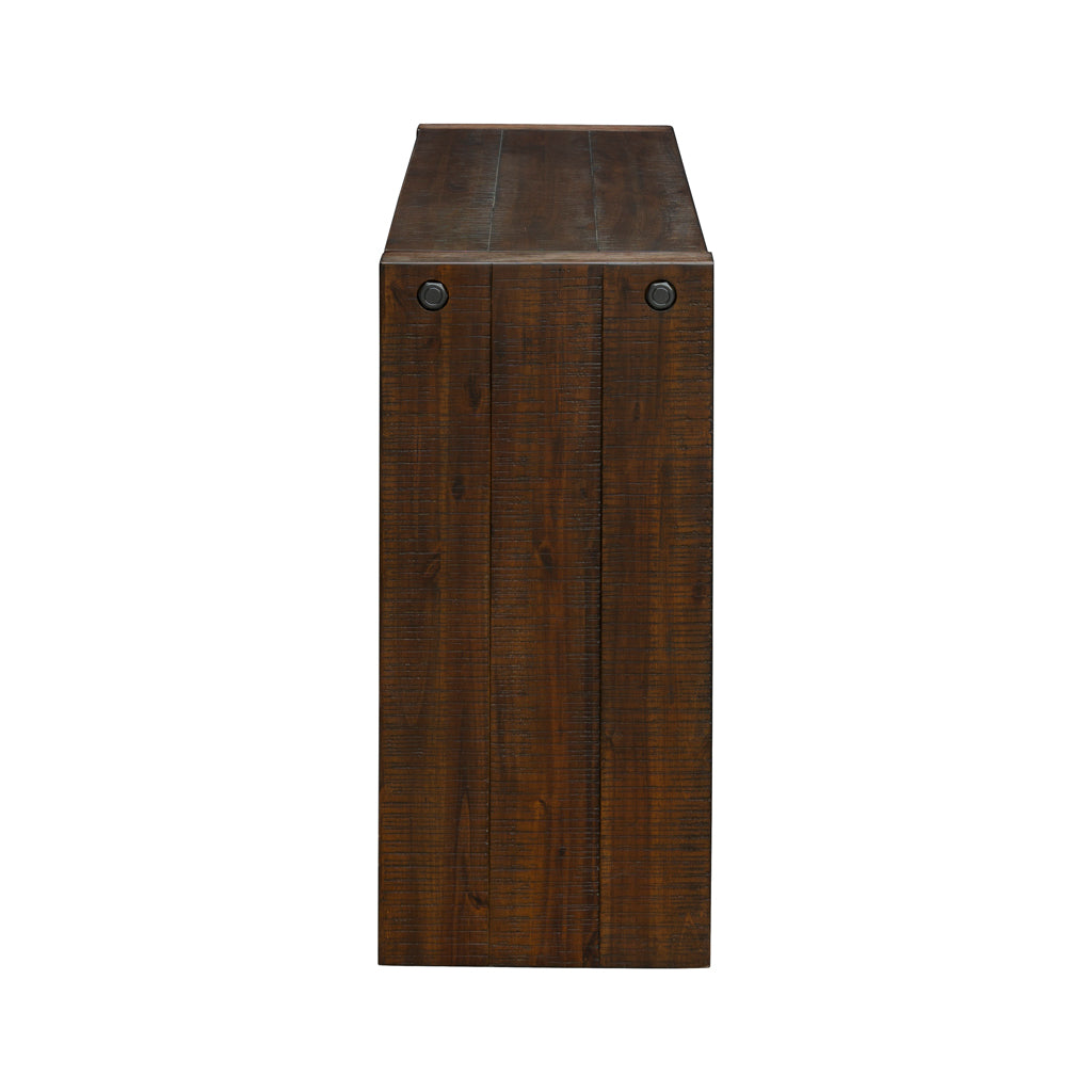 54" Console Table Brown Wood