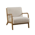 Lounge Chair Cream Polyester