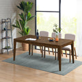 Cove Rectangle Extension Dining Table Walnut Wood