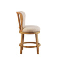 Upholstered 360 Degree Swivel Counter Stool 25