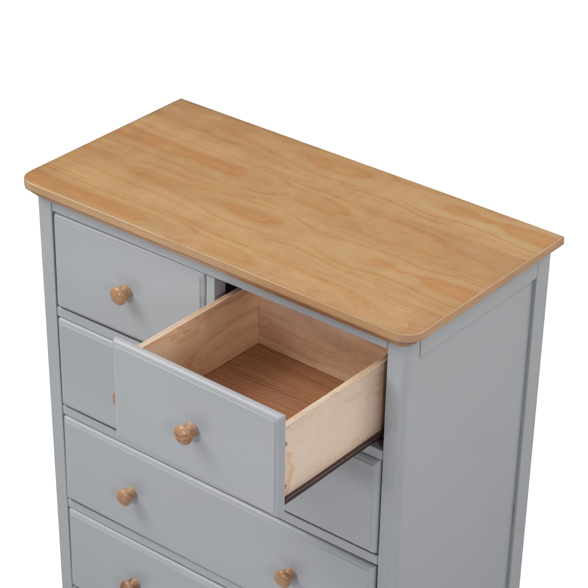 3 Pieces Bedroom Sets Queen Size Platform Bed With Nightstand Usb Charging Ports And Storage Chest,Gray Natrual Gray Solid Wood