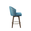 Upholstered 360 Degree Swivel Counter Stool 26