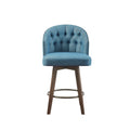 Upholstered 360 Degree Swivel Counter Stool 26