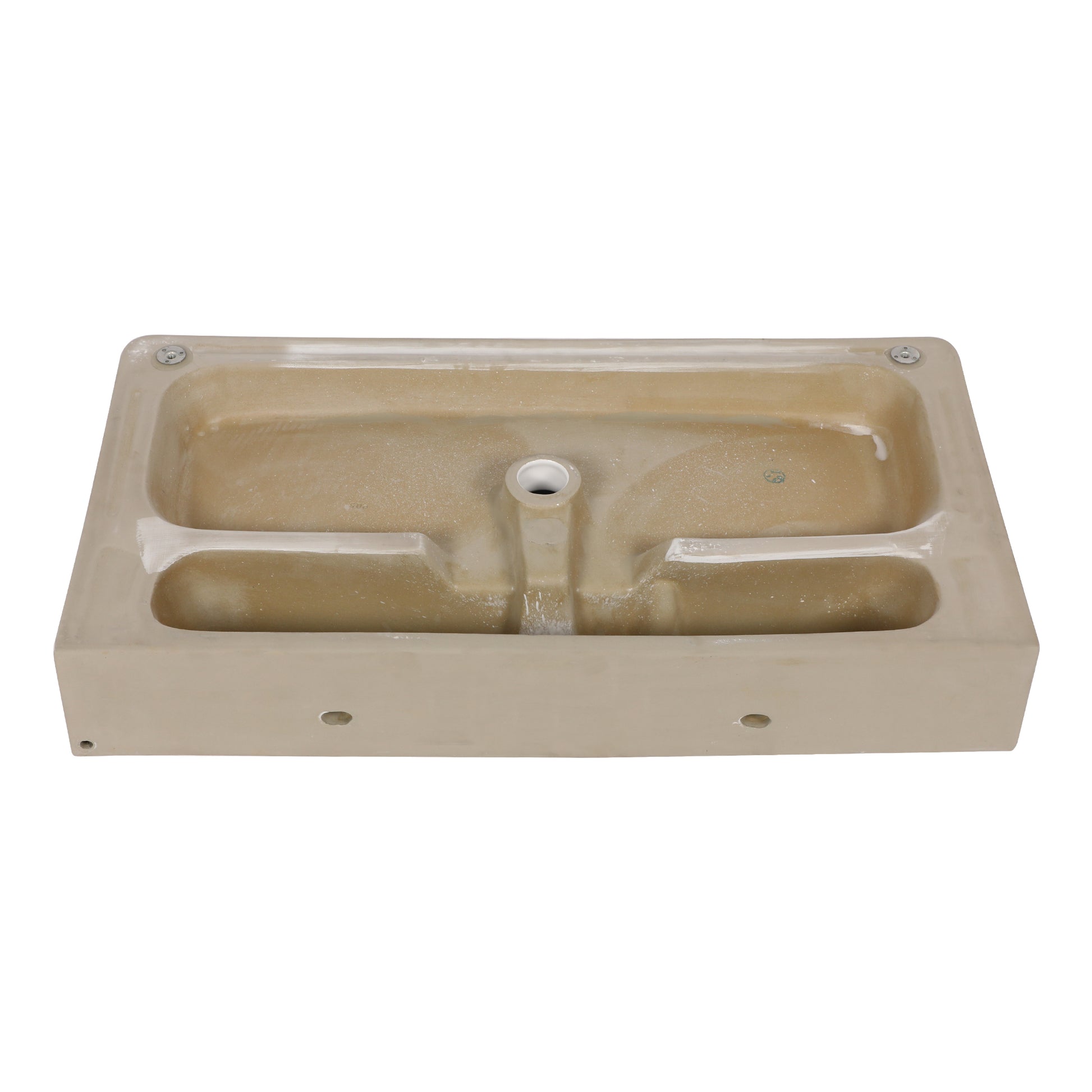 35" Bathroom Console Sink With Overflow,Ceramic Console Sink White Basin Polished Nicke Legs White Ceramic