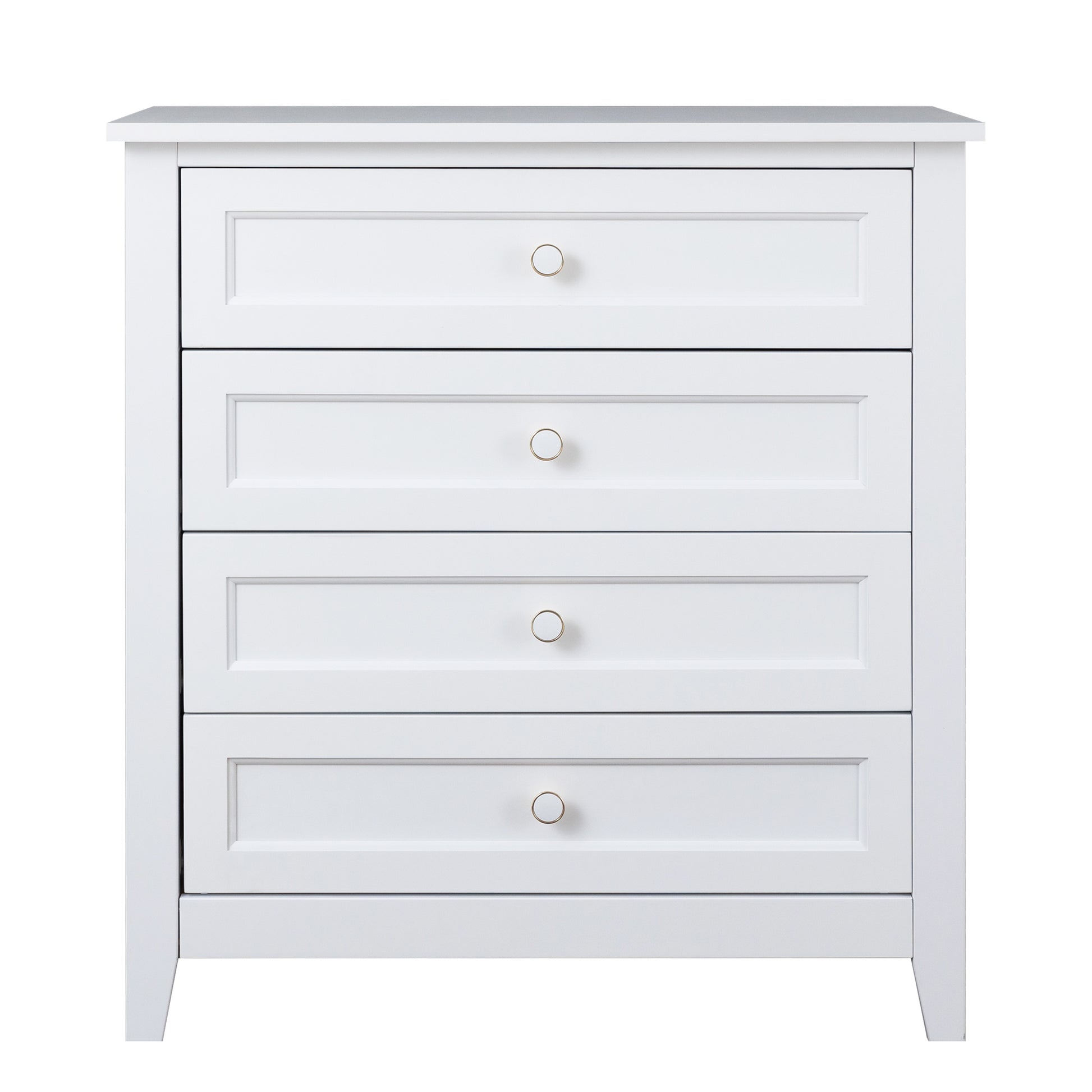 Solid Wood Spray Painted Drawer Dresser Bar,Buffet Tableware Cabinet Lockers Buffet Server Console Table Lockers, Retro Round Handle, Applicable To The Dining Room, Living Room,Kitchen Corridor,White 3 4 Drawers Distressed Finish White White Primary