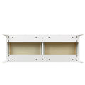 Solid Wood Spray Painted Drawer Dresser Bar,Buffet Tableware Cabinet Lockers Buffet Server Console Table Lockers, Retro Round Handle, Applicable To The Dining Room, Living Room,Kitchen Corridor,White 5 Or More Drawers White Primary Living Space Solid