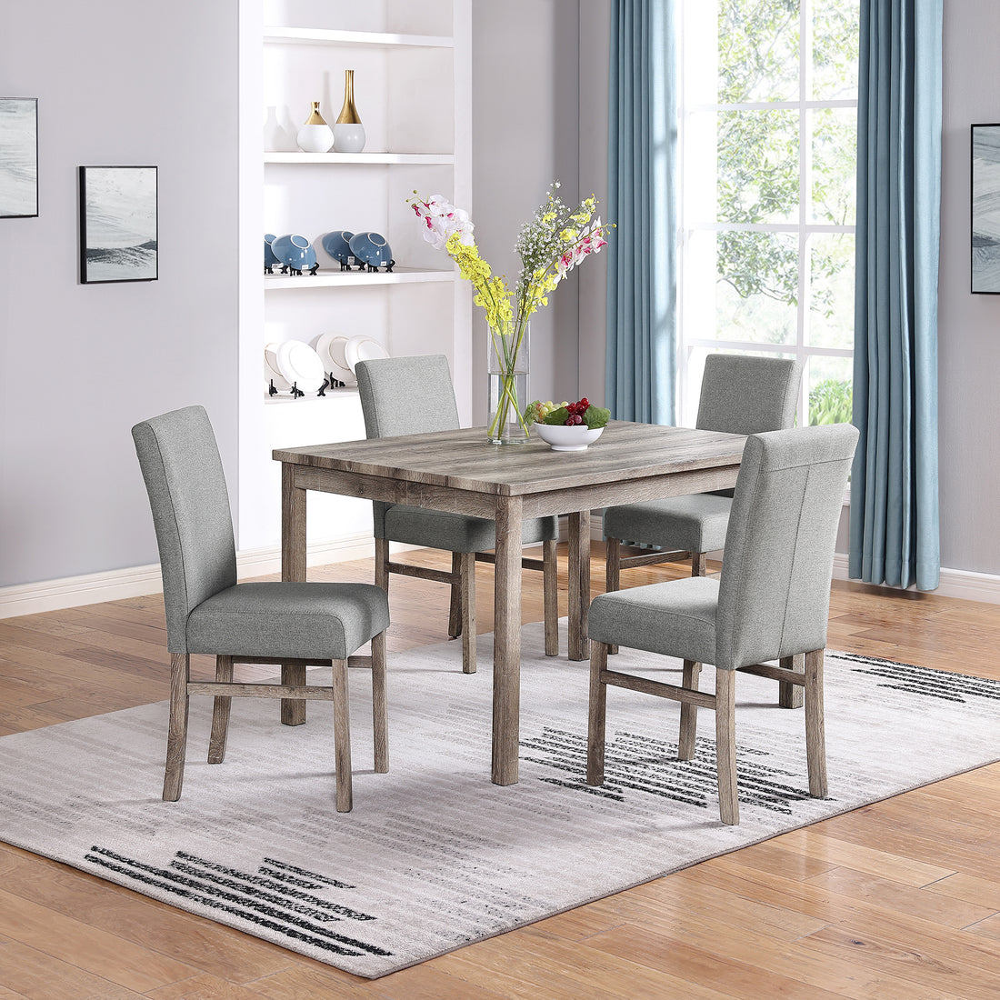 Dining Table Dining Chairs Kitchen Dining Table Dining Table Small Kitchen Dining Table Small Space Dining Table Dining Table Home Furniture Rectangular Modern,Old Sku W1781S00002 Antique Yellow Gray Solid Wood Mdf