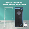 Full Size Portable Black Steam Sauna tent