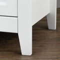 Solid Wood Spray Painted Drawer Dresser Bar,Buffet Tableware Cabinet Lockers Buffet Server Console Table Lockers, Retro Round Handle, Applicable To The Dining Room, Living Room,Kitchen Corridor,White 5 Or More Drawers White Primary Living Space Solid