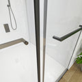 60 in. W x 76 in. H Sliding Frameless Shower Door