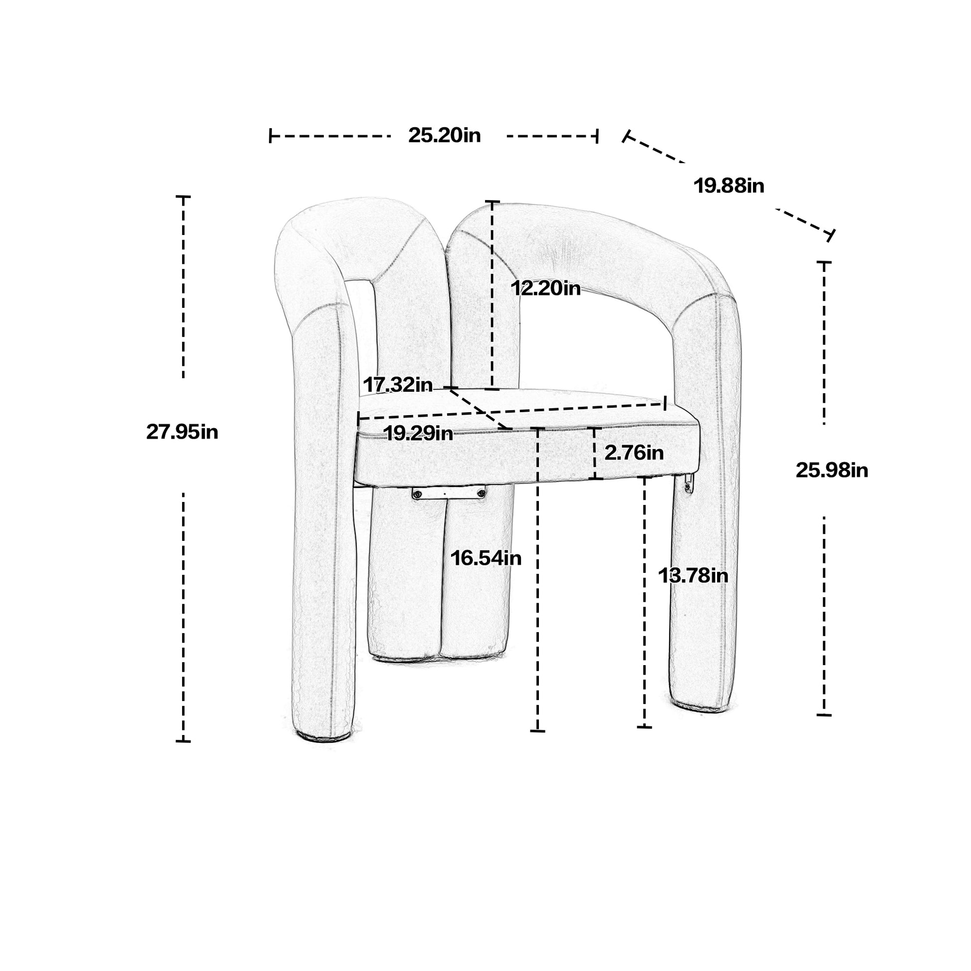 Coolmore Contemporary Designed Velvet Fabric Upholstered Accent Dining Chair Barrel Side Chairs Kitchen Armchair For Living Room Set Of 2 Navy Velvet Navy Foam Velvet