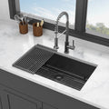 Gunmetal Black Kitchen Sink 33