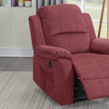 Power Recliner In Paprika Red Red Velvet