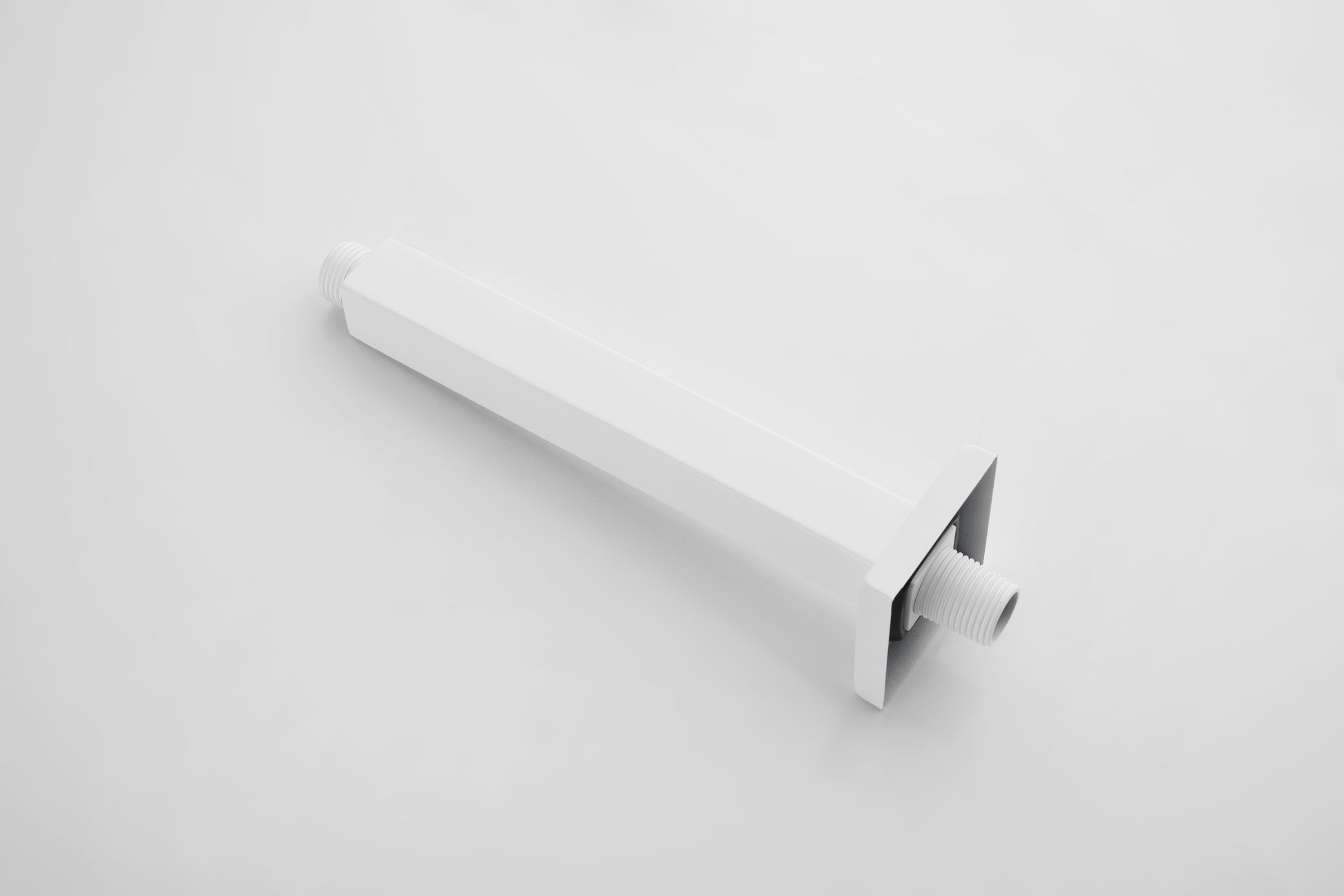 High Pressure Rain Shower Head, Ultra Thin Showerhead 304 Stainless Steel Waterfall Shower With Self Clean Nozzles, Full Body Covering White Stainless Steel