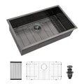 Gunmetal Black Kitchen Sink 33