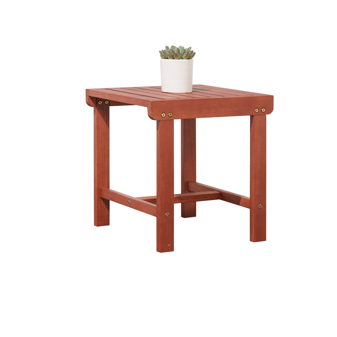 Caladesi Poolside Wood Side Table