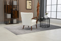 Coolmore Wood Frame Armchair, Modern Accent Chair Lounge Chair For Living Room Beige Linen