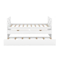 Multi Functional Daybed With Drawers And Trundle, White Box Spring Not Required Twin White Wood Daybeds Pine