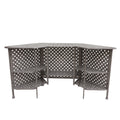 Cast Alumnim Weave Pattern Party Bar Table A -