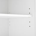 Multipurpose Kitchen Cart Cabinet with Side Storage white-mdf