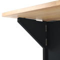 Kitchen Island with Power Outlet,Kitchen Storage black-mdf