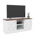 Costal Wood Base 2 Cupboards Vintage Tv Stand White 80 89 Inches Vintage Wood