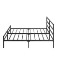 Metal Platform Bed Frame With Headboard, Sturdy Metal Frame, No Box Spring Needed King King Black Metal